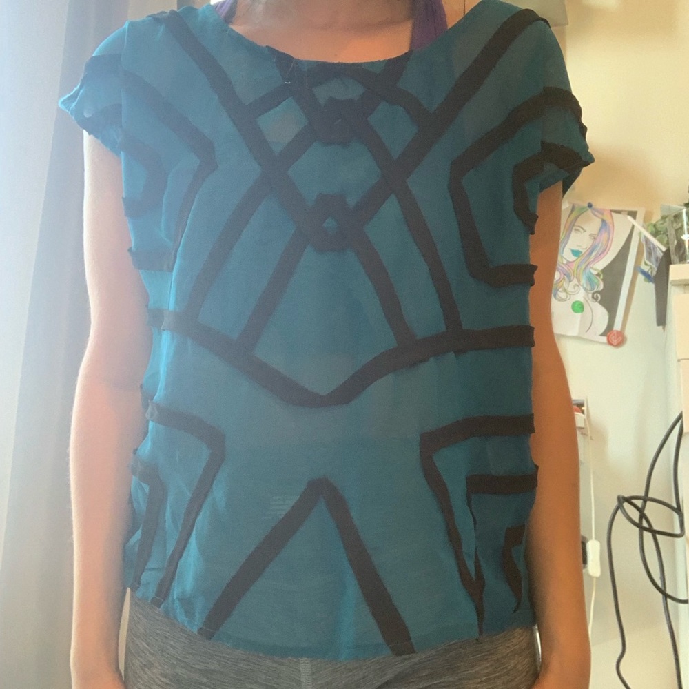 Urban outfitters chiffon tee